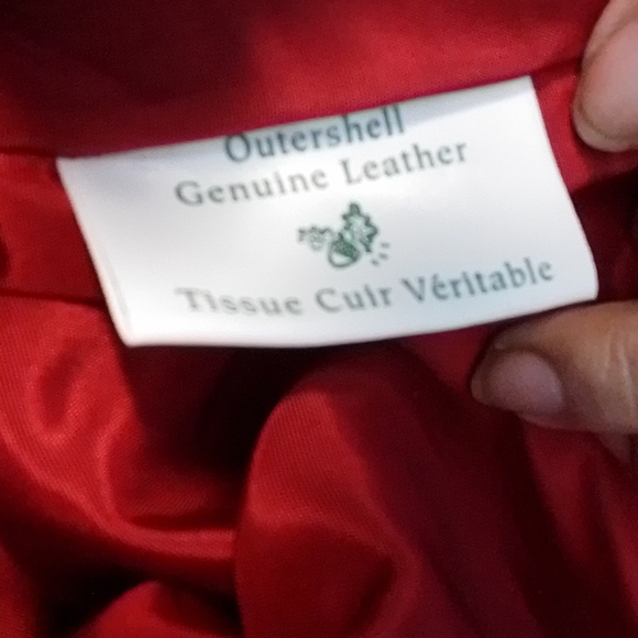 DANIER WOMENS RED SIZE 12 GENUINE LEATHER SKIRT - Picture 2 of 5